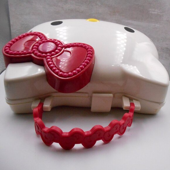 HELLO KITTY COLLECTIBLE SANRIO 2012 PLASTIC HAND PURSE CASE LIGHTS UP!! TOY - Picture 6 of 15